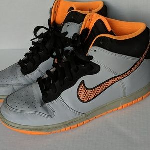 Nike Dunk High Size 11.5 Superhuman Orange Grey